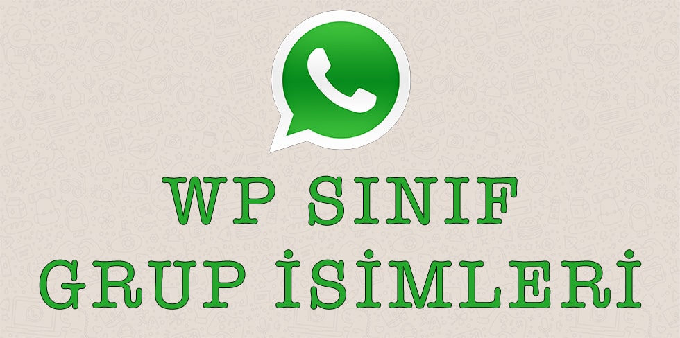 wp sınıf grup isimleri